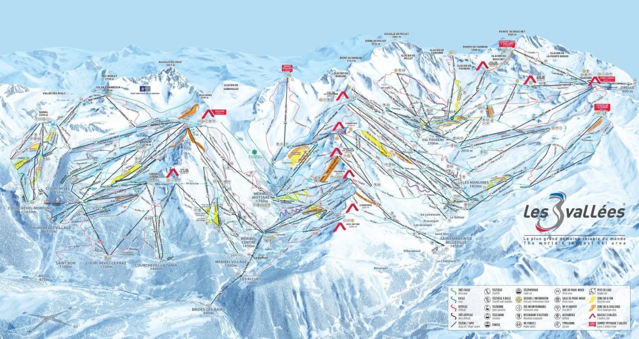 La Tania La Saboia Sleep 8 Private Sauna Lounge Dining 2 Bathrooms Kitchen 2 Balconies Ski In Out Exterior foto
